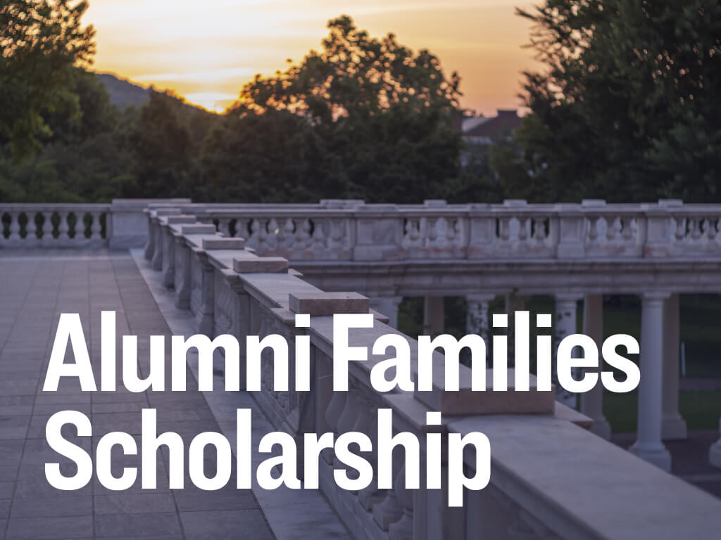 Alumni Families Scholarship